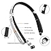 Bluetooth Headset, Bluetooth Headphones-LBell 30 Hrs Playtime Wireless Neckband Design W/Foldable Retractable Headset for Cellphones X/ 8/7 Plus Samsung Galaxy S9 Note 8 (Grey)