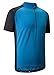 KORAMAN Men's Reflective Short Sleeve Cycling Jersey Quick-dry Breathable Biking Shirt Blue, L(chest 42.91
