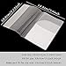 Honbay 10PCS Plastic Passport Cover Passport Protector with Extra Slots for CN, US, UK and Other Standard Size Passports (clear)