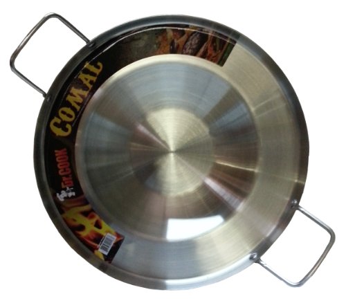 Click Here to See More Images DR COOK 92514 Comal Pozo Stainless Steel Fryer, 16-Inch