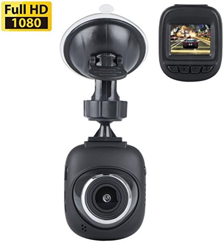 Compact Car Dash Cam, TSWA 1.5" Mini HD 1080p 150 Degree Wide Angle Hidden Dashboard Camera Recorder, Motion Detection Video Sensor, G-Sensor, WDR, Loop Recording