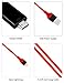 Lightning to HDMI, MrLi USB to HDMI Lightning Adapter Apple to HDMI Adapter 1080P AV Adapter HDTV Cable Upgraded 6.6ft for iPhone 7/6/5 Series, iPad Air/mini/Pro, Pod touch RED