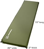 Winterial Lightweight Self-Inflating Backpacking and Camping Sleeping Pad, Sleeping, Camp, Hiking, Travel