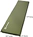 Winterial Lightweight Self-Inflating Backpacking and Camping Sleeping Pad, Sleeping, Camp, Hiking, Travel