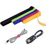 OneLeaf 60 Pcs Reusable Fastening Cable Ties with