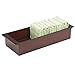 mDesign Deep Bamboo Storage Organizer Tray Bin with Handles, Multipurpose; Use on Bathroom Vanity, Countertop, Toilet Tank - Stackable, 16
