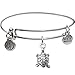 Bangle Bracelet and Turtle Charm