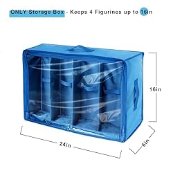Christmas Figures Storage Box Keeps 4 Figurines up