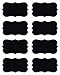 GHEART Fl006mm Wet Erase Chalk Markers Metallic Liquid Ink Pens DIY Card Blackboards Glass Non-Toxic Reversible Bullet (Pack of 8), 6mm, Multicolor