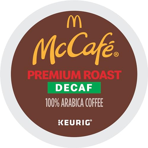 MCCAFE KEURIG SINGLE SERVE K-CUP PODS, PREMIUM ROAST DECAF, 32 COUNT