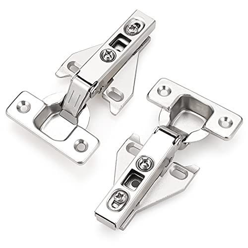 Probrico Soft Opening Satin Nickel Concealed Cabinet Hinges
