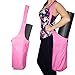 fitter's niche Yoga Mat Bag Tote Carrier Shoulder Carrying Bag with Large Side Pocket & Zipper Pocket Carrier, Fits Most Size Mats, Cleaner, Blocks, Towel, Deodorant, Resistant Bands, Straps