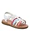 NY 36A Baby Girls Multi Colored Braided Gladiator Sandals