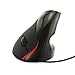 Ergonomic Vertical Mouse Optical USB Wired Mice 1600 DPI 5 Buttons Gaming Mouse for Laptop Computer with 5.58ft Cord (for Small Hands) - Black