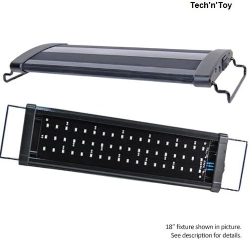 BeamsWork 24"-30" Single Bright Power LED Aquarium Light Fixture 400