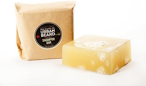 Urban Beard Shampoo Bar for Men - Made from Natural Organic Oils, 100% Vegetable Base - 5 oz.