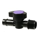 Antelco Purple 1/2 (.600 ID) Barb Tubing x 1/2 MPT