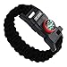 Core Survival Paracord Survival Bracelet - Hiking Multi Tool, Emergency Whistle, Compass for Hiking, Camp Fire Starter 5-in1 Set