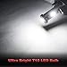 Yorkim 194 Led Bulb Canbus Error Free 3-SMD 2835 Chipsets, T10 Interior Led For Car Dome Map Door Courtesy License Plate Trunk lights with 194 168 W5W 2825 Sockets Pack of 10, Whitethumb 4