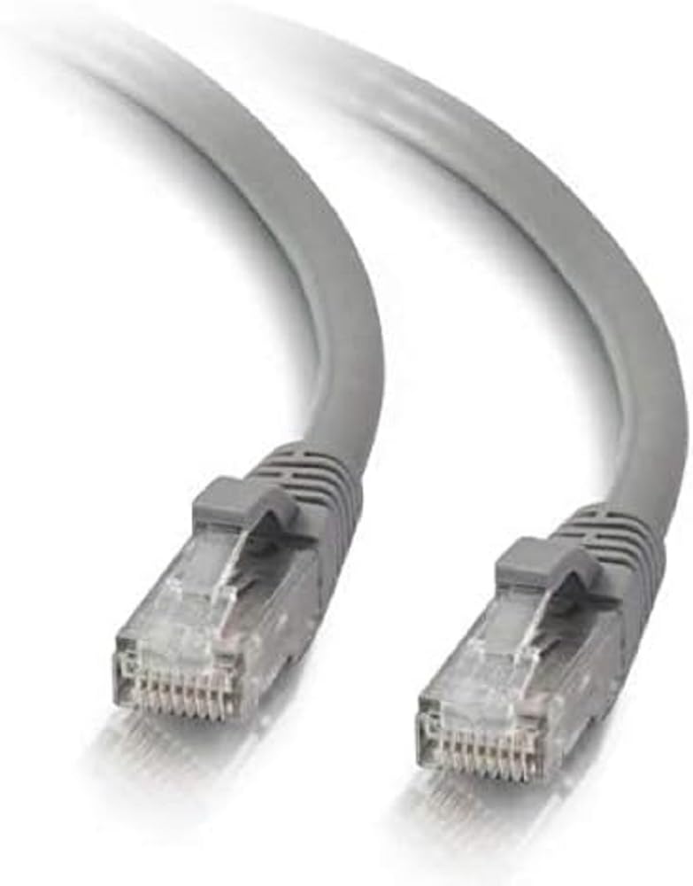 C2G 1.5M Cat5e Ethernet RJ45 High Speed Network Cable, LAN Lead Snagless UTP LSZH-GRY