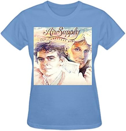 Abover Air Supply Greatest Hits Graphic T Shirts For Women O-Neck Blue