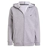 Nautica Boys' Little Fleece Zip-Up Hoodie