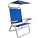 Deluxe Multi Position Canopy Beach & Camping Pool Chair by Copa (Assorted Colors)