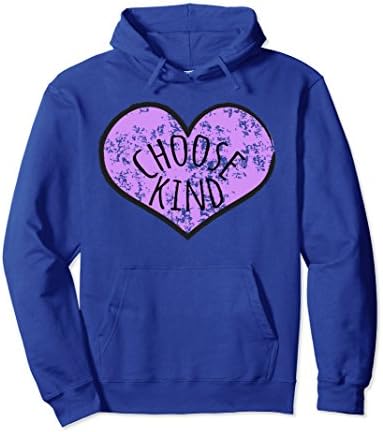 Unisex Choose Kind Hoodie Anti-Bully Tee Medium Royal Blue
