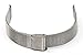 20MM Silver Stainless Steel MESH Metal Buckle Watch Band Strap