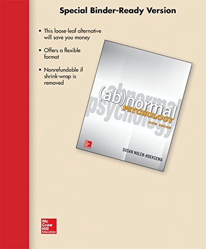 Loose Leaf for Abnormal Psychology
