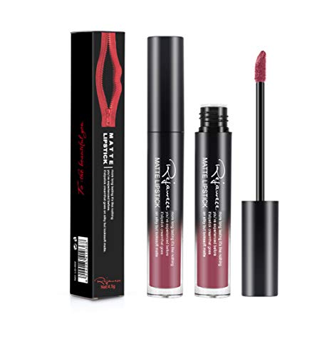 Lip Gloss by Rejawece - Waterproof Long Lasting Matte Lip Gloss Liquid Lipstick Beauty Makeup Cosmetics Lip Stick - Single Color 2#