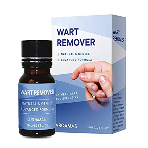 Aroamas All-Natural Wart Remover Treatment, Maximum Strength for Common Warts and Infections, Also Promotes The Healing of Calluses and Corns