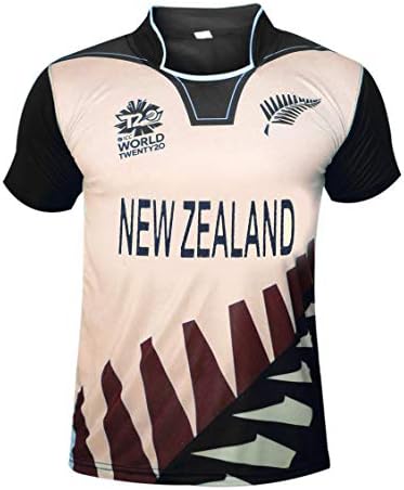 Cricket Zealand World Cup T20 T Shirt Jersey Home