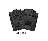 Soft Premium Lambskin Leather Fingerless Glove AL-3009-L