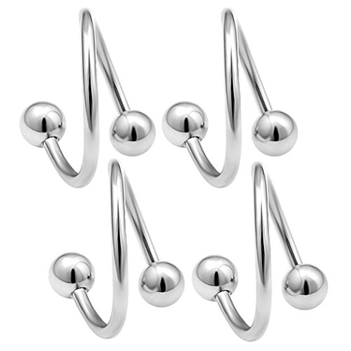 The 10 best cartilage earring twisted barbell for 2019 Allace Reviews