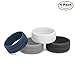 Silicone Wedding Ring For Men-Designed For Safety And Comfort - Prevents Injury And Damage To Your Wedding Band -Flexible Rubber Rings For Outdoor Sports -Available in 4 Pack Set and Black