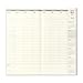 MIDORI Travelers Notebook Refill 2017 WEEKLY VERTICAL (Regular Size)