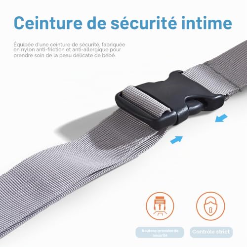 KSITEX Baby Changing Table Wall Mounted Baby Changing Unit Baby Changing Station with Safety Strap Baby Changing Table for Infants Commercial Toilet