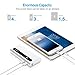 Aibocn 12000mAh Power Bank, Dual USB Port Portable Charger with Flashlight External Battery Charger for iPhone, iPad, iPod, Samsung and More(MFi 8-Pin Cable Included)