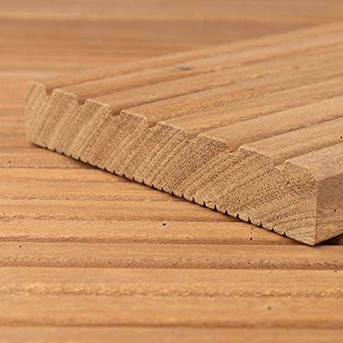 HORI® Bangkirai Terrassendiele Komplettset Massiv Diele I Fläche: 8 m² I 3,96 m Dielenlänge – Bild 6