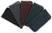 2 Pack Faux Leather Eyeglass Slip Cases In Navy Gray Black Burgundy Hunter Green