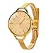 Shensee Luxury New Girls Women Ladies Analog Stainless Quartz Bracelet Wrist Watch Gold