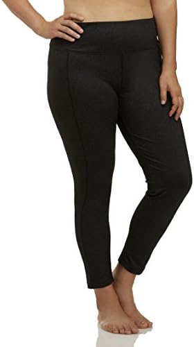 MARIKA Curves High-Rise Tummy Control Leggings - Slim Fit - with Dry-Wik Finish and Coolmax Gusset- Slim Fit Power Mesh
