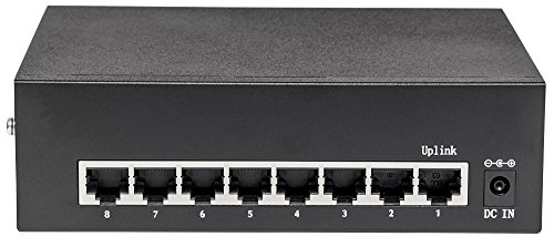Intellinet Network Solutions 561204 8-Port Gigabit Ethernet PoE+ Switch