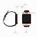 Smartwatch, Bluetooth Watch and Unlocked Watch Cell Phone all in one for Android Smartphones Samsung Sony LG and IOS iPhone–golden