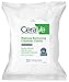 CeraVe Makeup Removing Cleanser Cloths | Makeup Wipes to Remove Dirt, Oil, & Waterproof Eye & Face Makeup | Fragrance Free | 25 Count