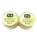 Gauge Gear Twin Pack - Ear Stretching Balm | All Natural Natural Moisturizing Salve w/Jojoba | Stretched or Damaged Skin Care | Piercing Aftercare | Two 10 ml Jars