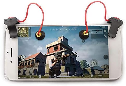 1 Pair PUBG Gamepad Joystick Trigger Button for Auxiliary Mobile Tool L1 R1 PUBG Gamepad Phone Controller for Smart Phone for ipad(1pair)