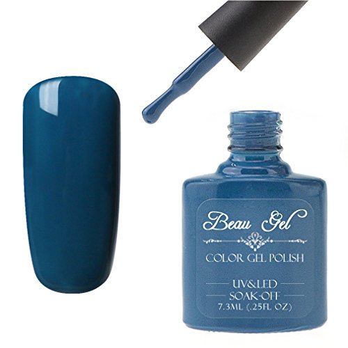 Beau Gel Nail Lacquer Soak Off UV LED Gel Nail Polish Color Nail Art Manicure 7.3ml (09953)