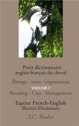 Petit dictionnaire anglais-français du cheval